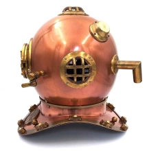 Hełm nurka Mark V 45 cm – replika marynistyczna, styl marine, unikatowa dekoracja morska
